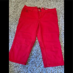 Vanilla Star Jeans red crop